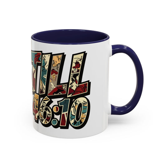 Be Still and Know Accent Mug — Psalm 46:10 | Christian Gift UK