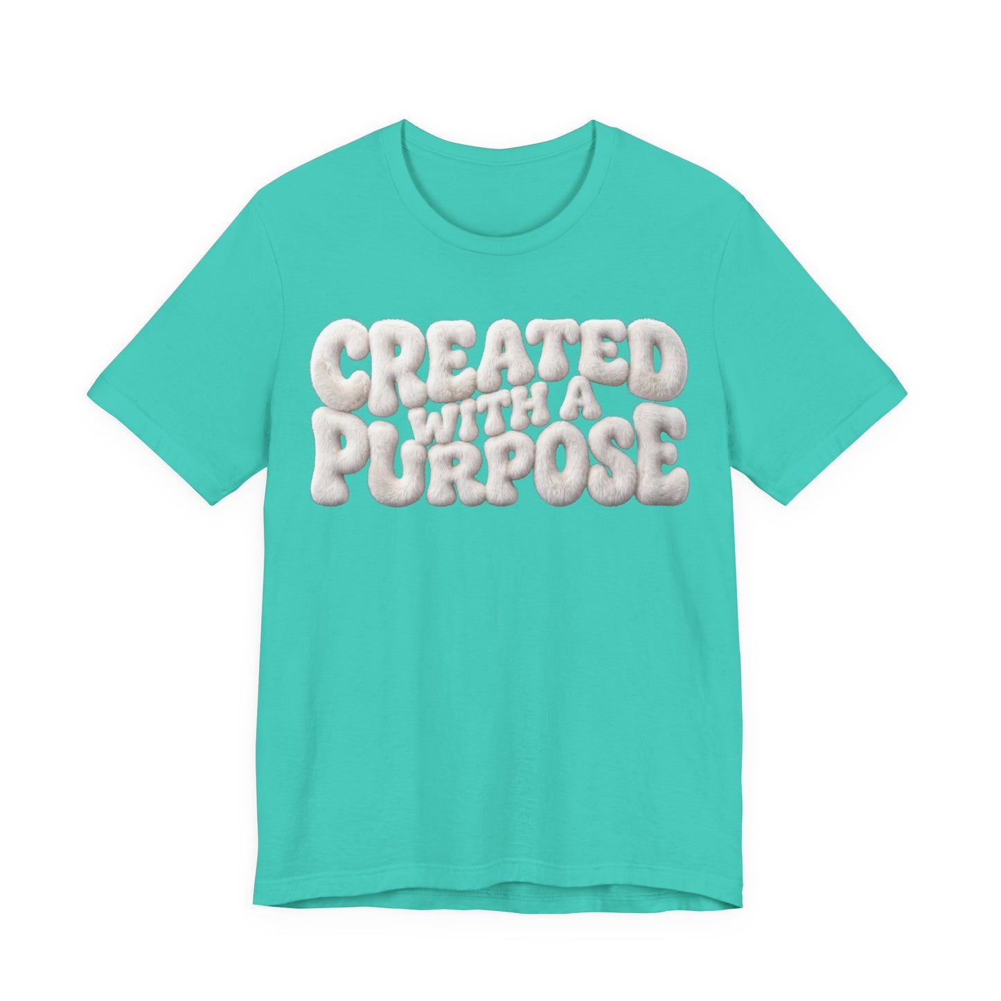 Created With A Purpose T-Shirt — Christian Gift for Her | Faith Graphic Tee UK