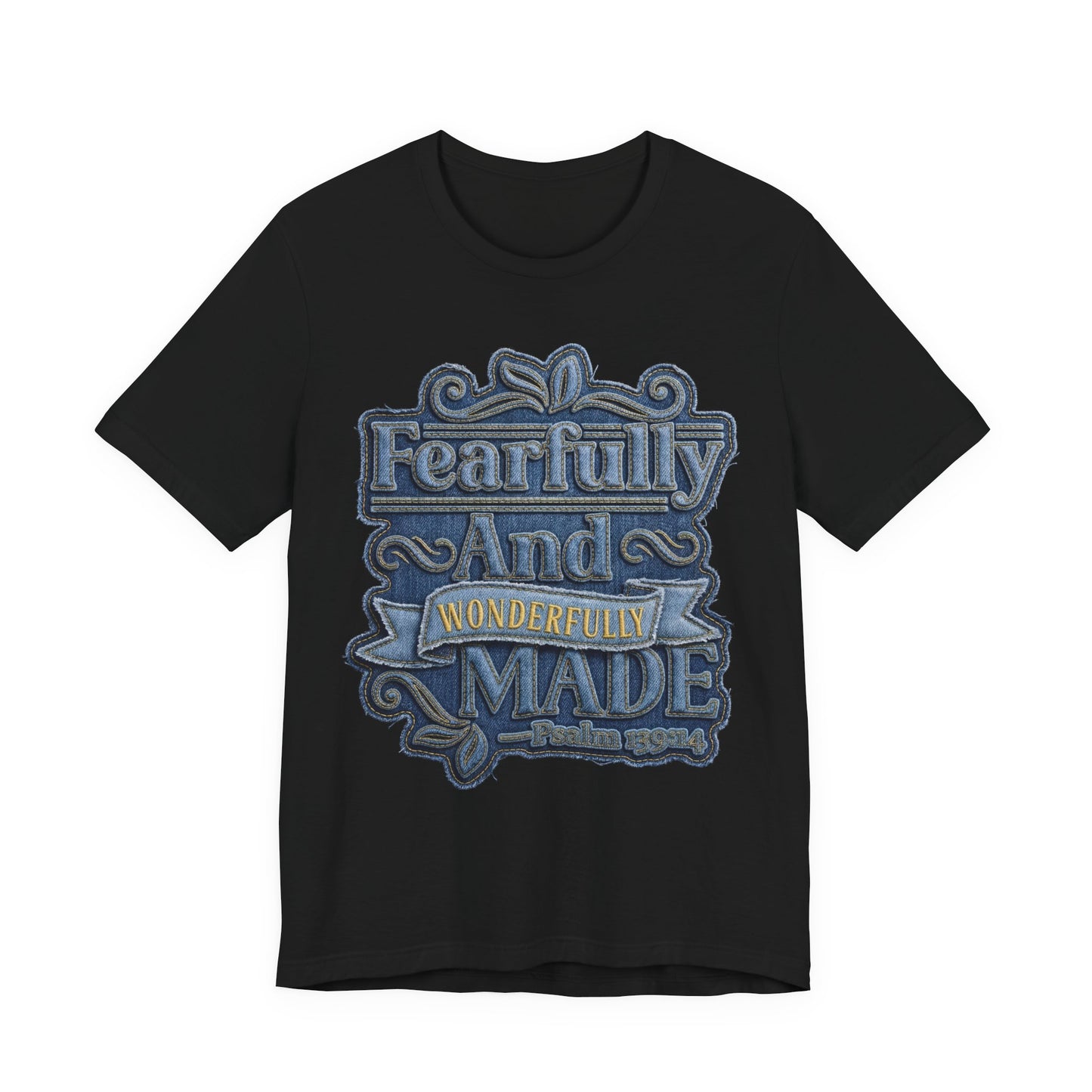 Fearfully and Wonderfully Made T-Shirt — Psalm 139 | Christian Gift for Her UK