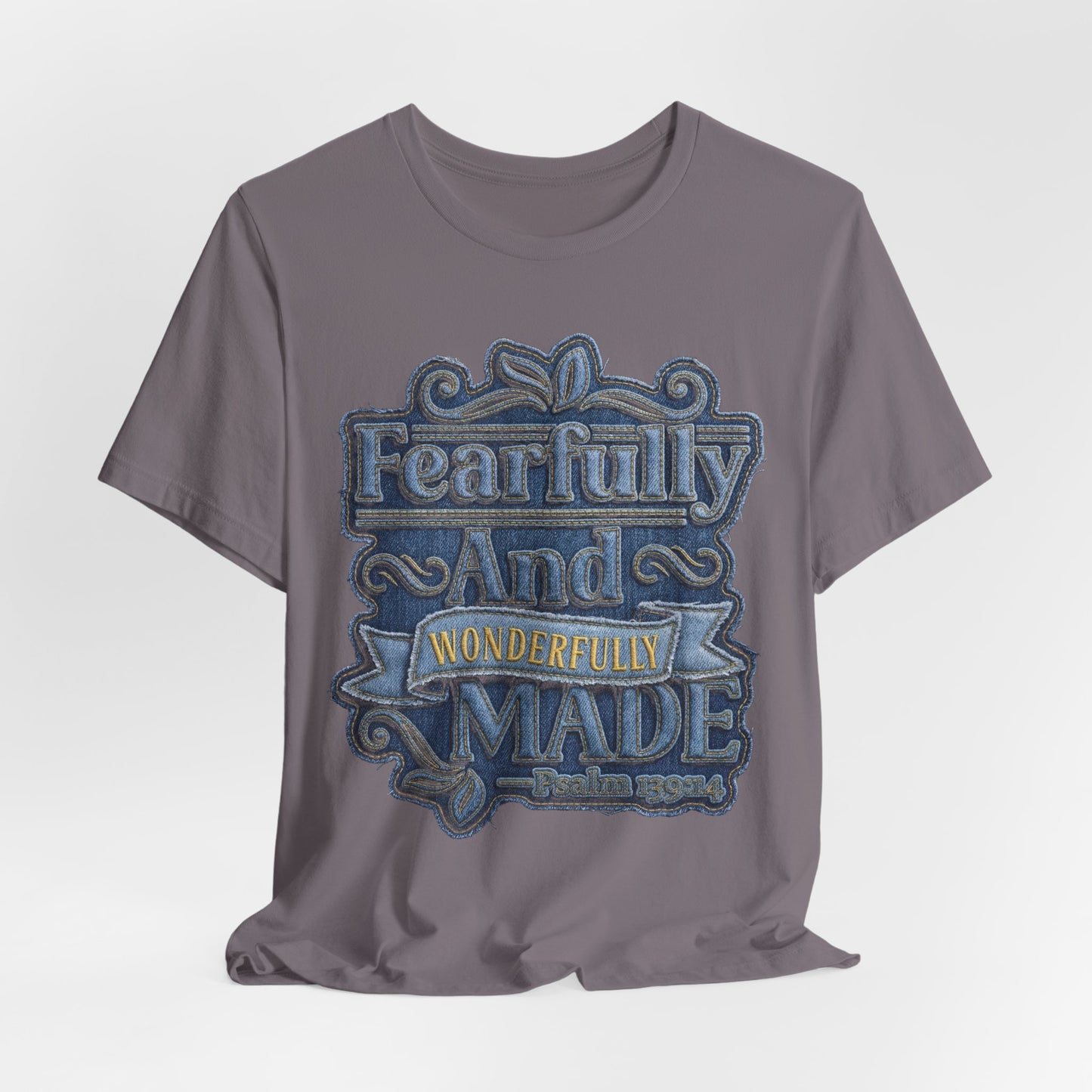 Fearfully and Wonderfully Made T-Shirt — Psalm 139 | Christian Gift for Her UK