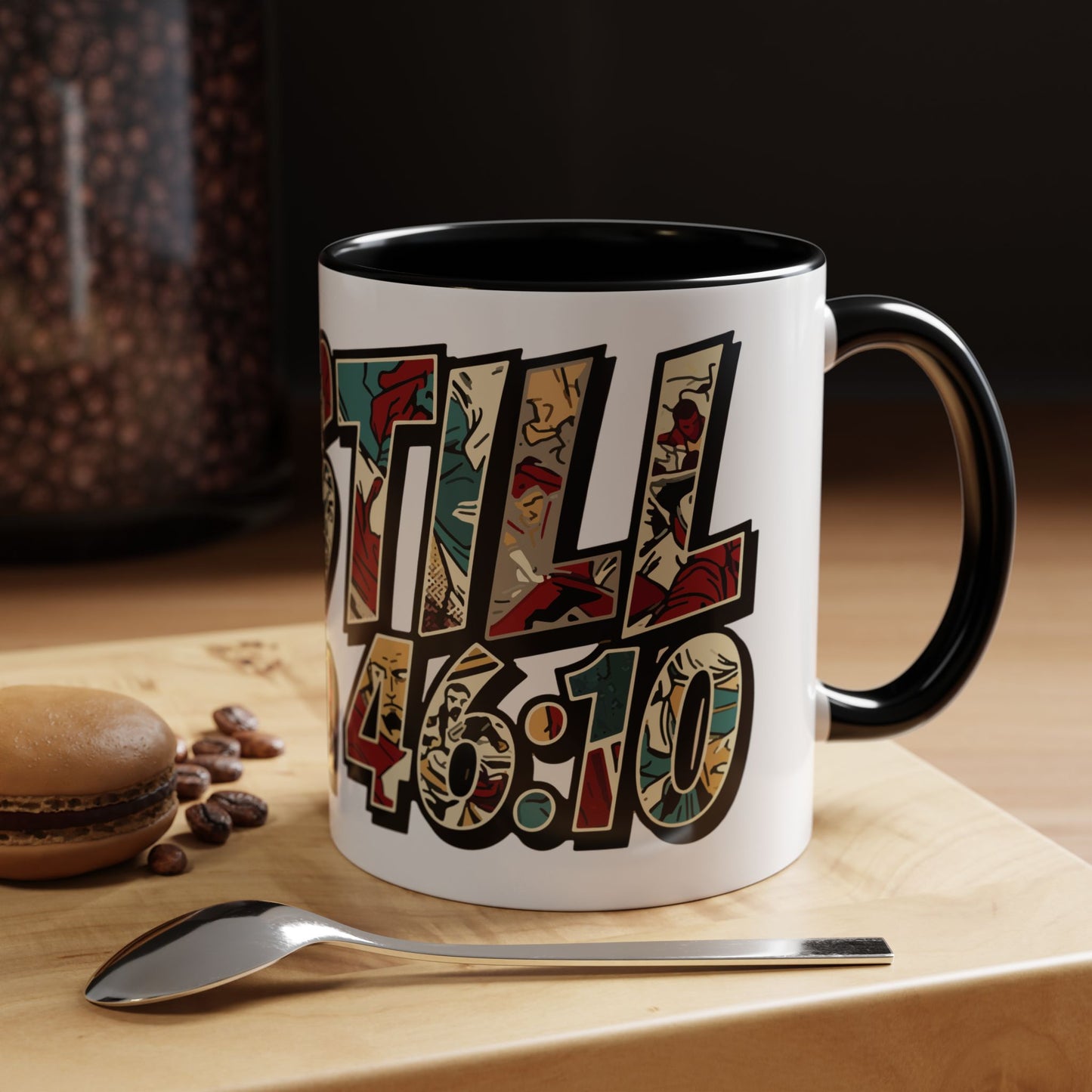 Be Still and Know Accent Mug — Psalm 46:10 | Christian Gift UK