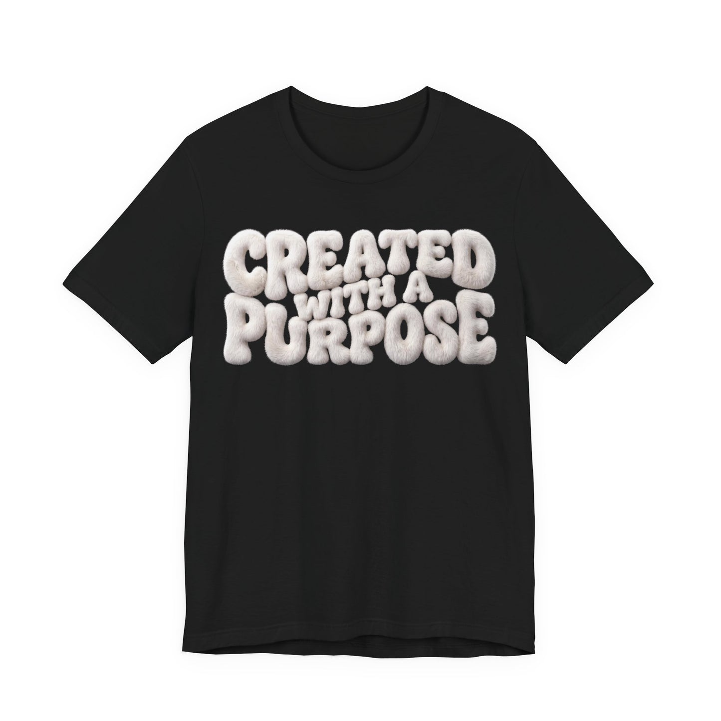 Created With A Purpose T-Shirt — Christian Gift for Her | Faith Graphic Tee UK
