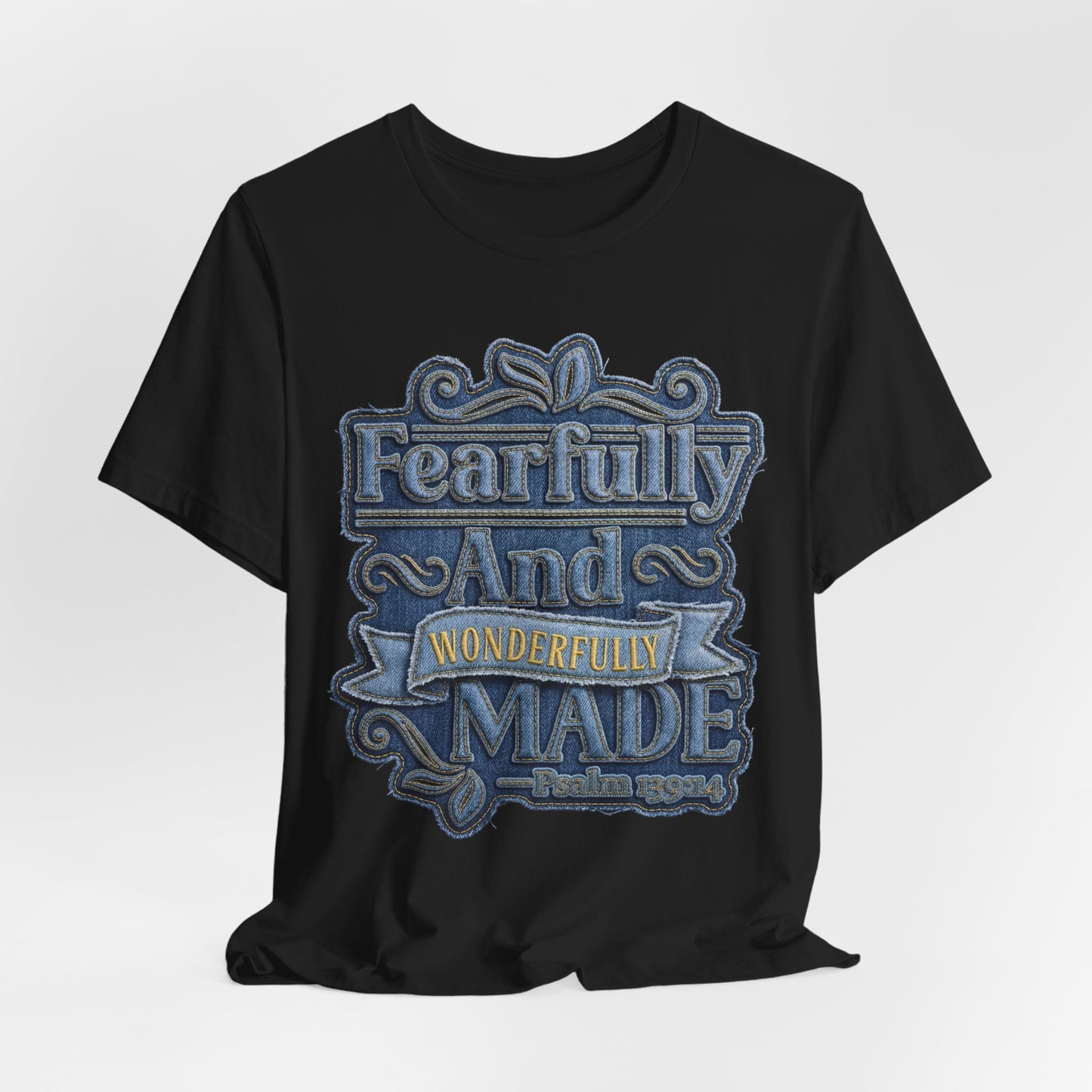Fearfully and Wonderfully Made T-Shirt — Psalm 139 | Christian Gift for Her UK