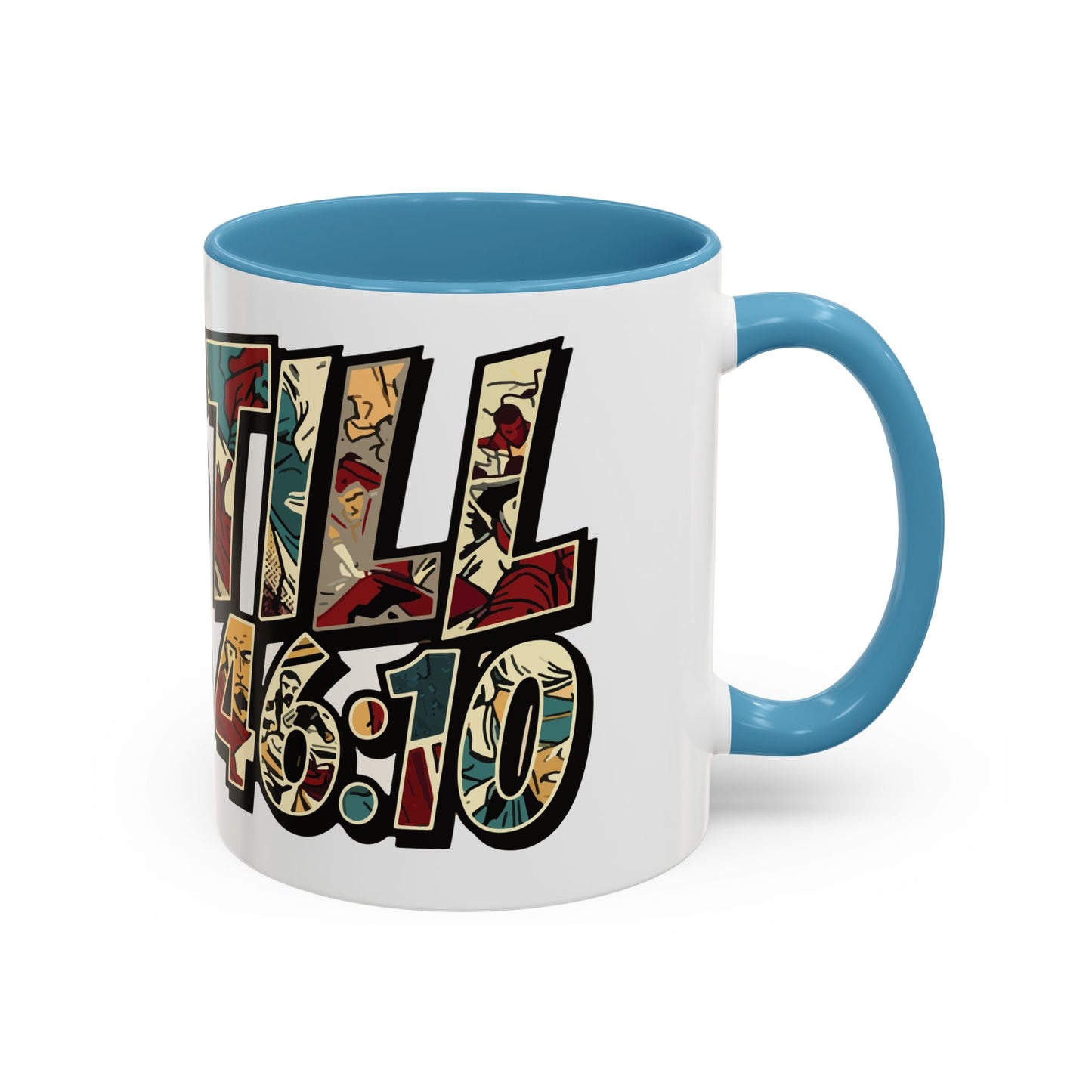 Be Still and Know Accent Mug — Psalm 46:10 | Christian Gift UK