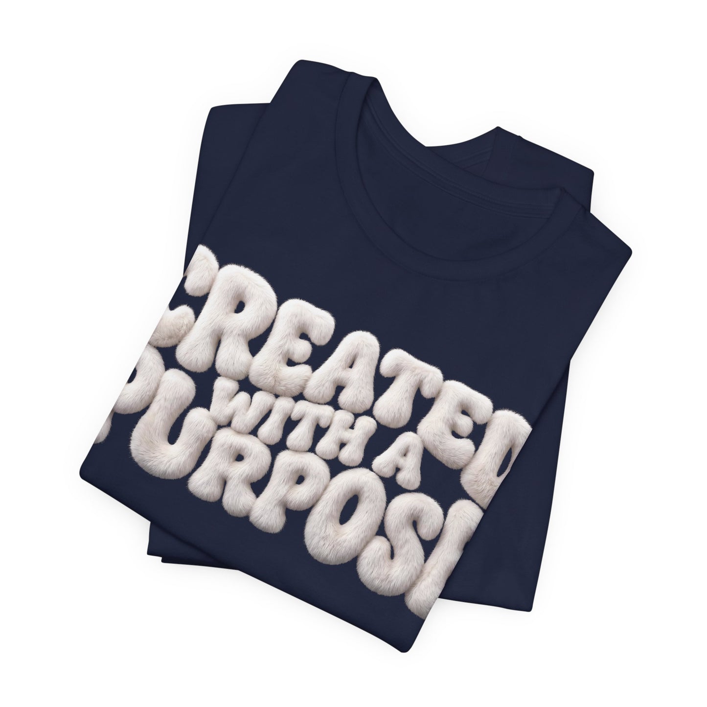Created With A Purpose T-Shirt — Christian Gift for Her | Faith Graphic Tee UK