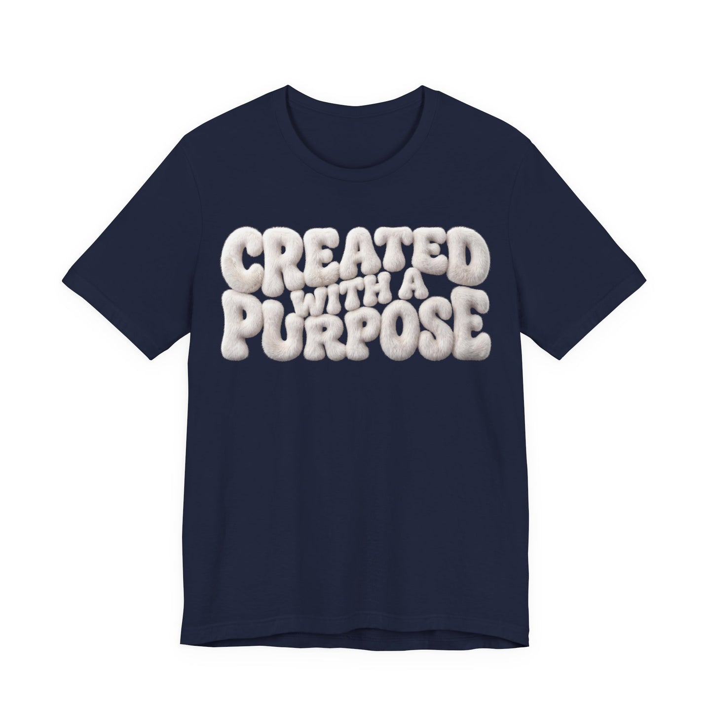 Created With A Purpose T-Shirt — Christian Gift for Her | Faith Graphic Tee UK