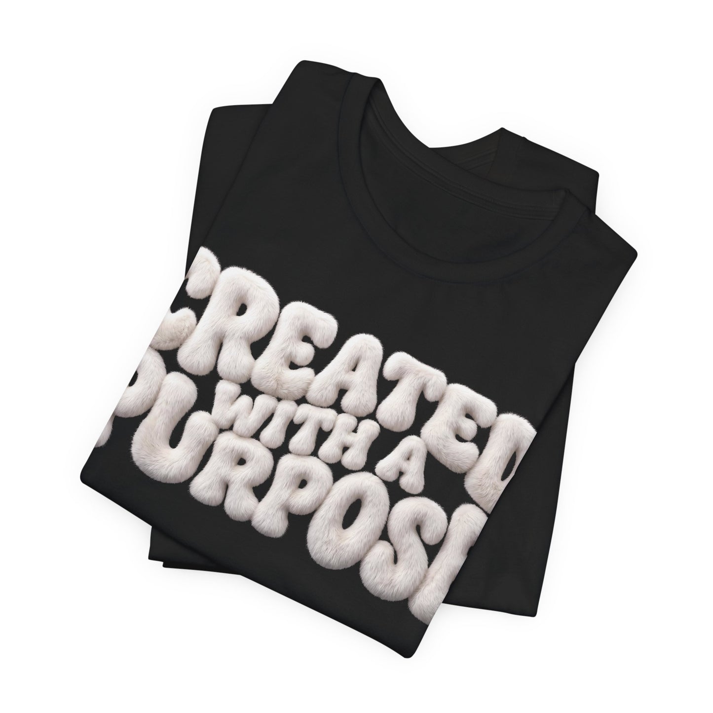 Created With A Purpose T-Shirt — Christian Gift for Her | Faith Graphic Tee UK