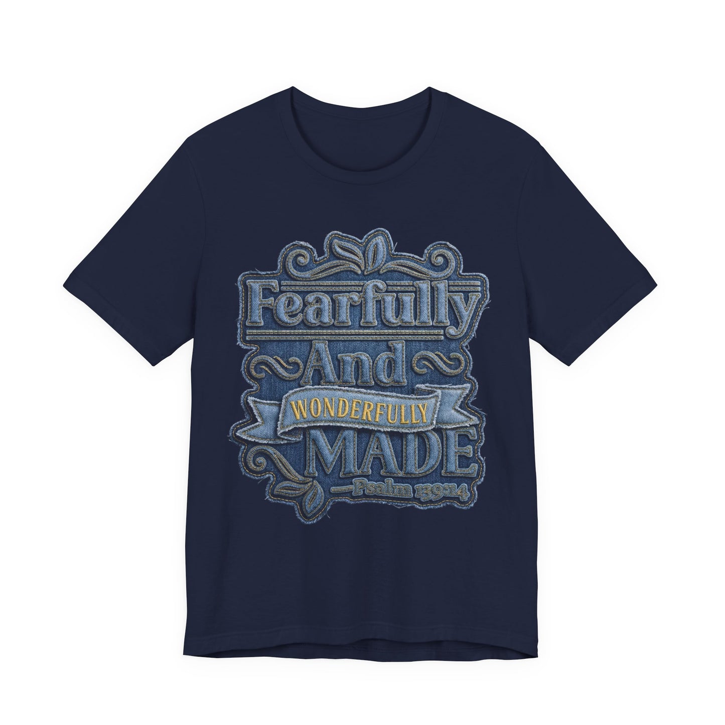Fearfully and Wonderfully Made T-Shirt — Psalm 139 | Christian Gift for Her UK